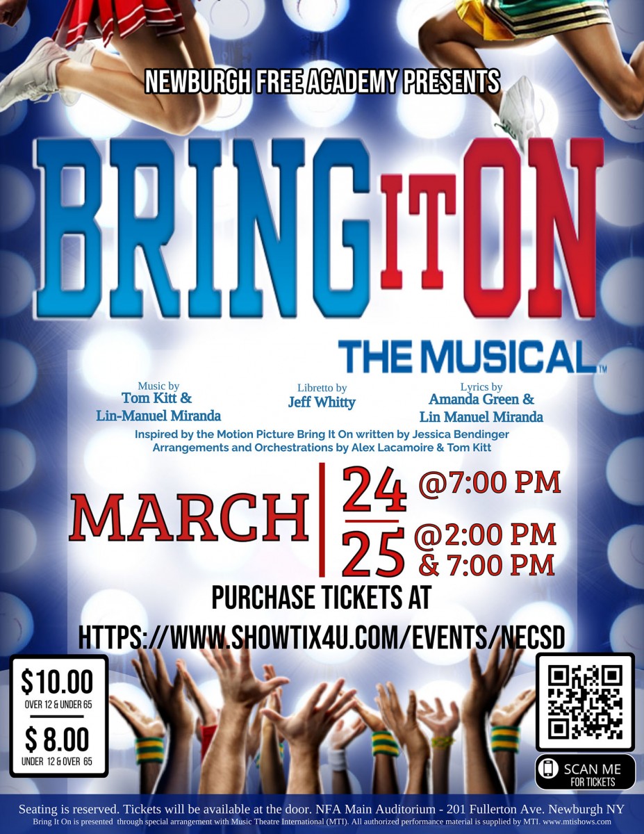 Lin manuel miranda bring sales it on the musical